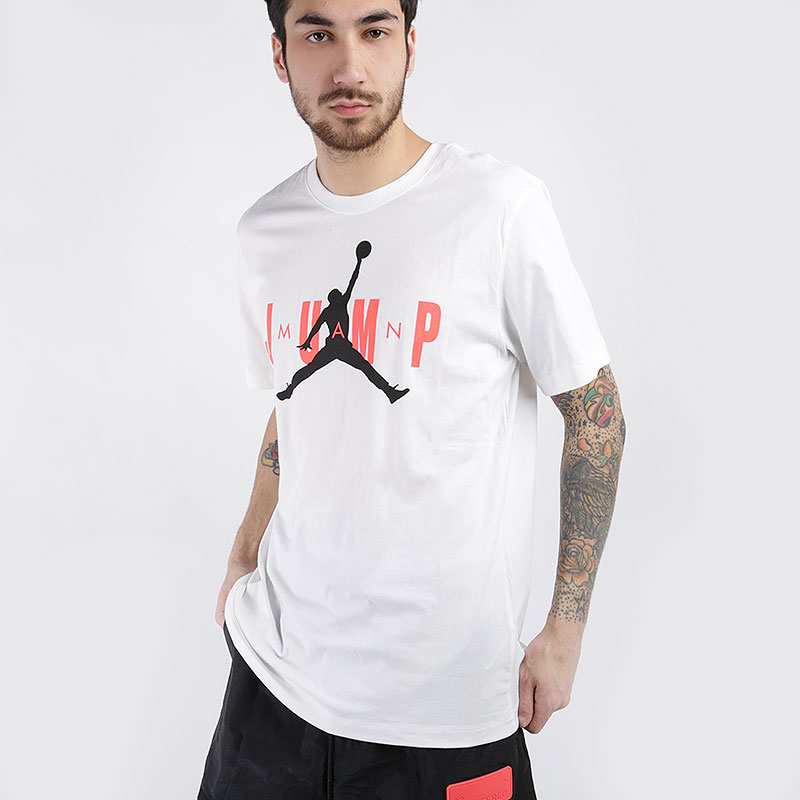 мужская белая футболка Jordan Jumpman Tee CD5616-100 - цена, описание, фото 1